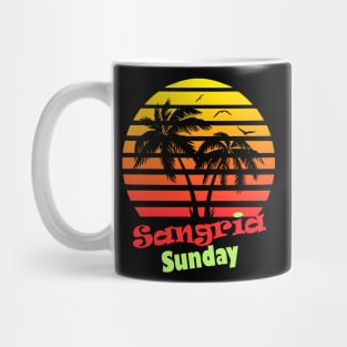 Sangria Sunday 80s Sunset Mug